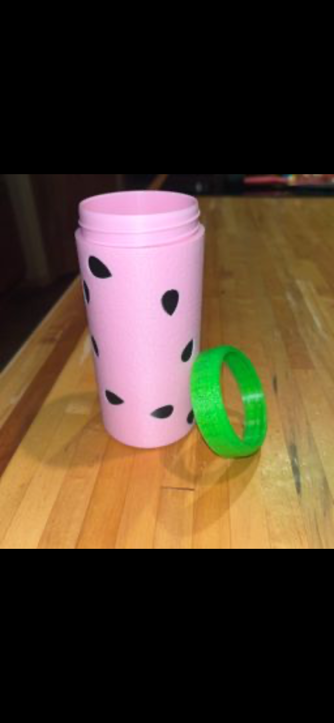 Watermelon Slim Can Koozie
