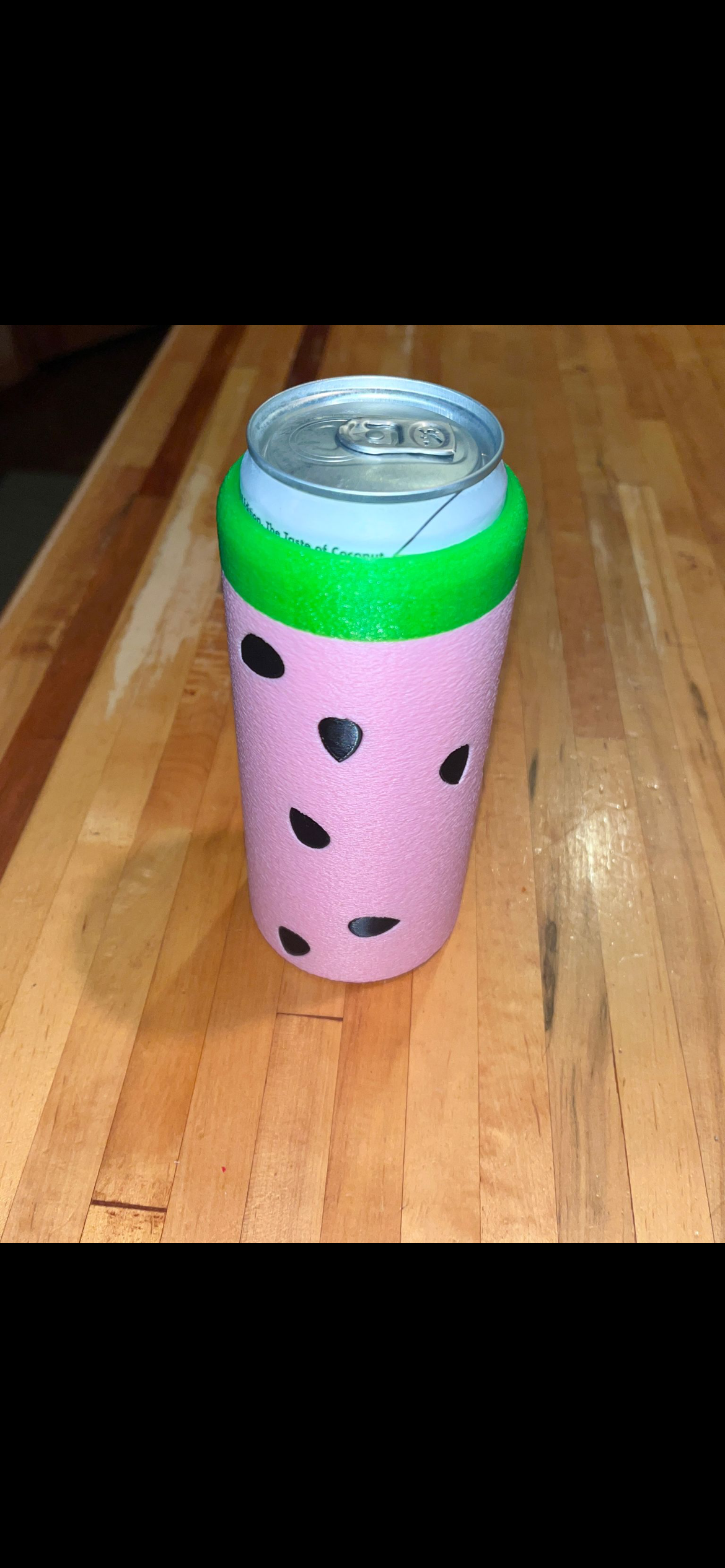 Watermelon Slim Can Koozie