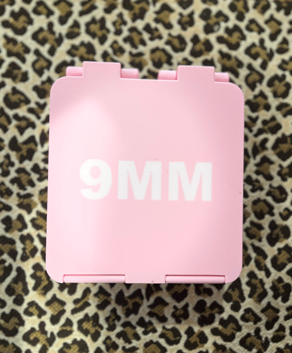 SureSnap 100-Round 9mm Ammo Box | Secure Snap-Lid Storage Case | Handle on insert for easy removal | 3D Printed Range Organizer (100 round)