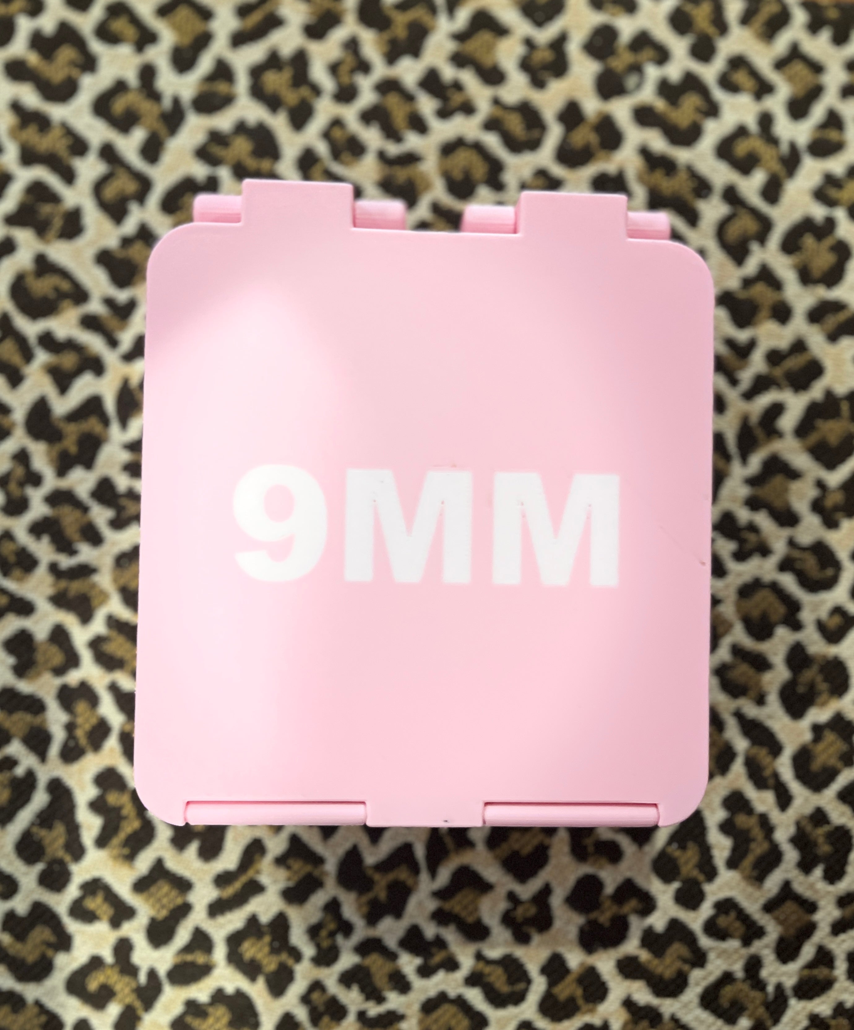 SureSnap 100-Round 9mm Ammo Box | Secure Snap-Lid Storage Case | Handle on insert for easy removal | 3D Printed Range Organizer (100 round)