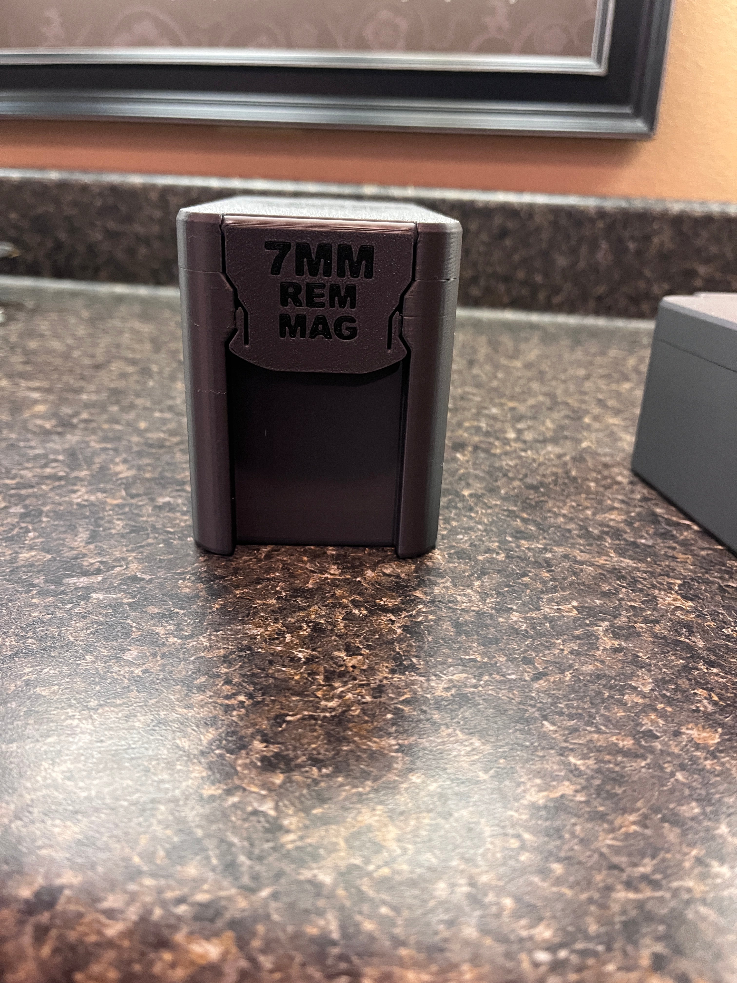 SureSnap 7MM REM MAG  Ammo Box | Secure Snap-Lid Storage Case | 3D Printed (36 round) (Copy)