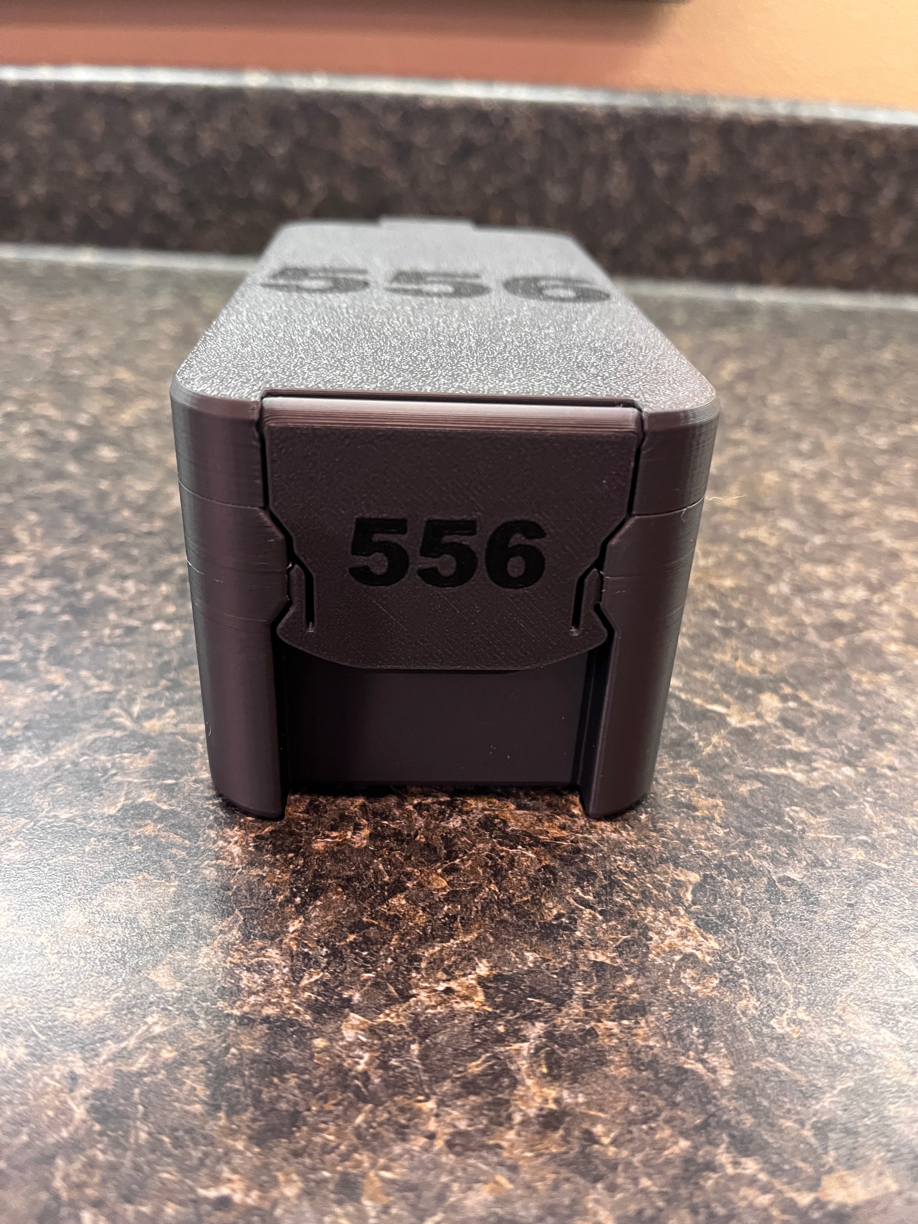 SureSnap 5.56/.223 Ammo Box | Secure Snap-Lid Storage Case | 3D Printed (50 round)