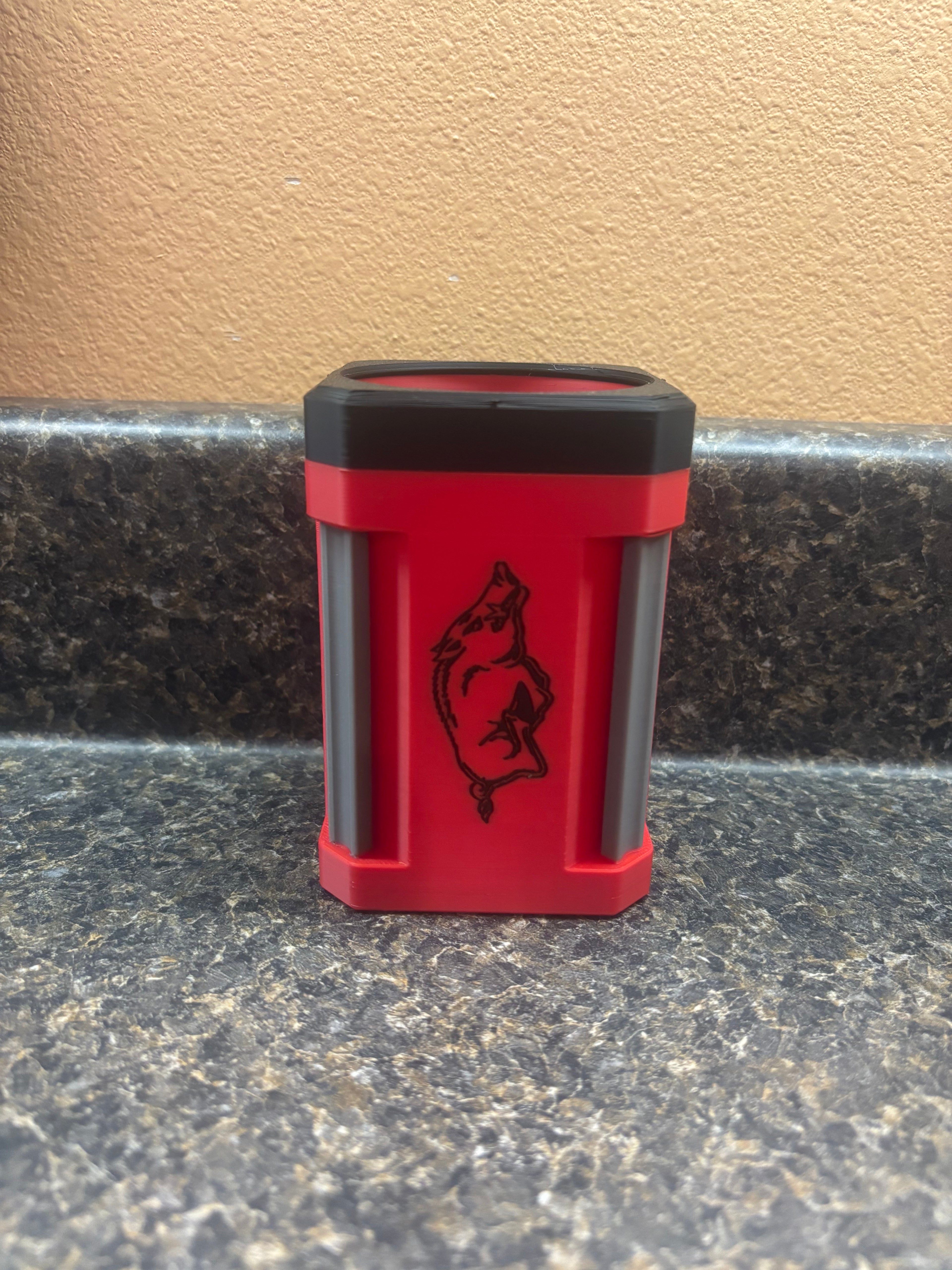 Razorback - Milwaukee Packout - Inspired Can Koozie