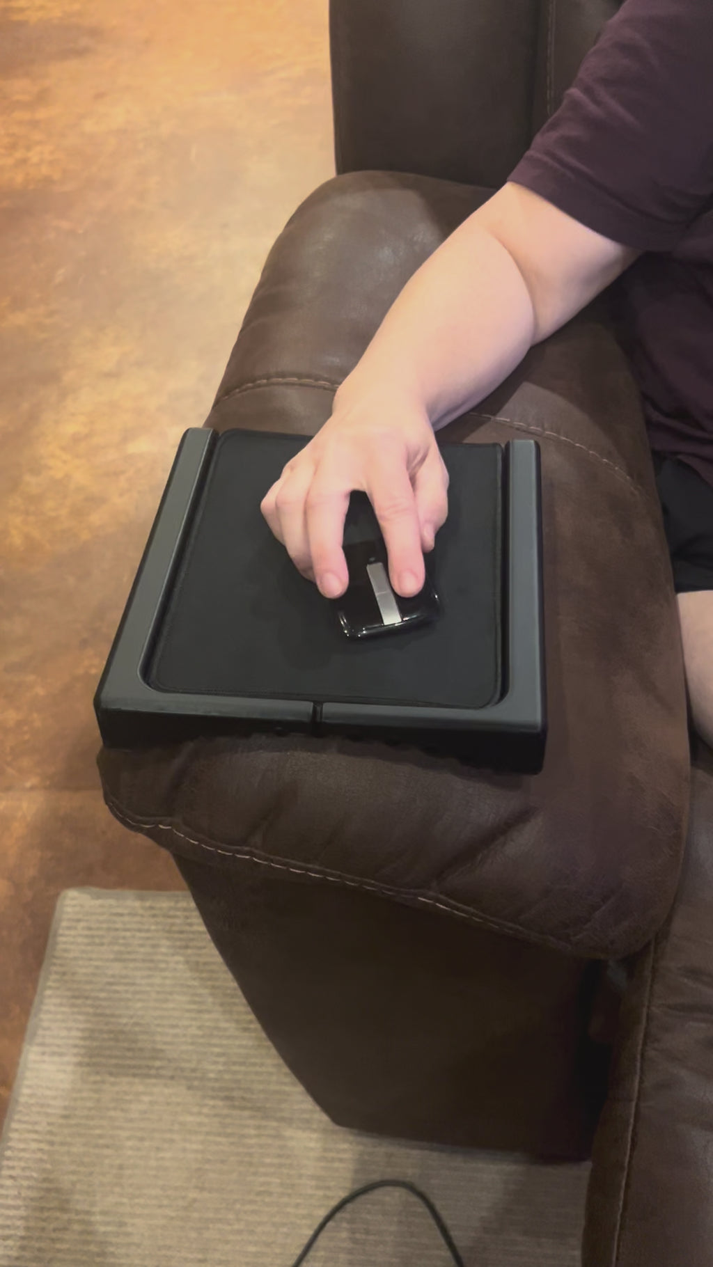 Armrest mousepad for your chair or couch